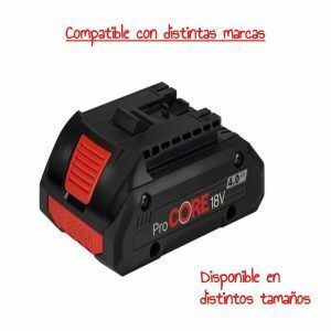 Bateria Pro Core Bosch con sistema ampshare