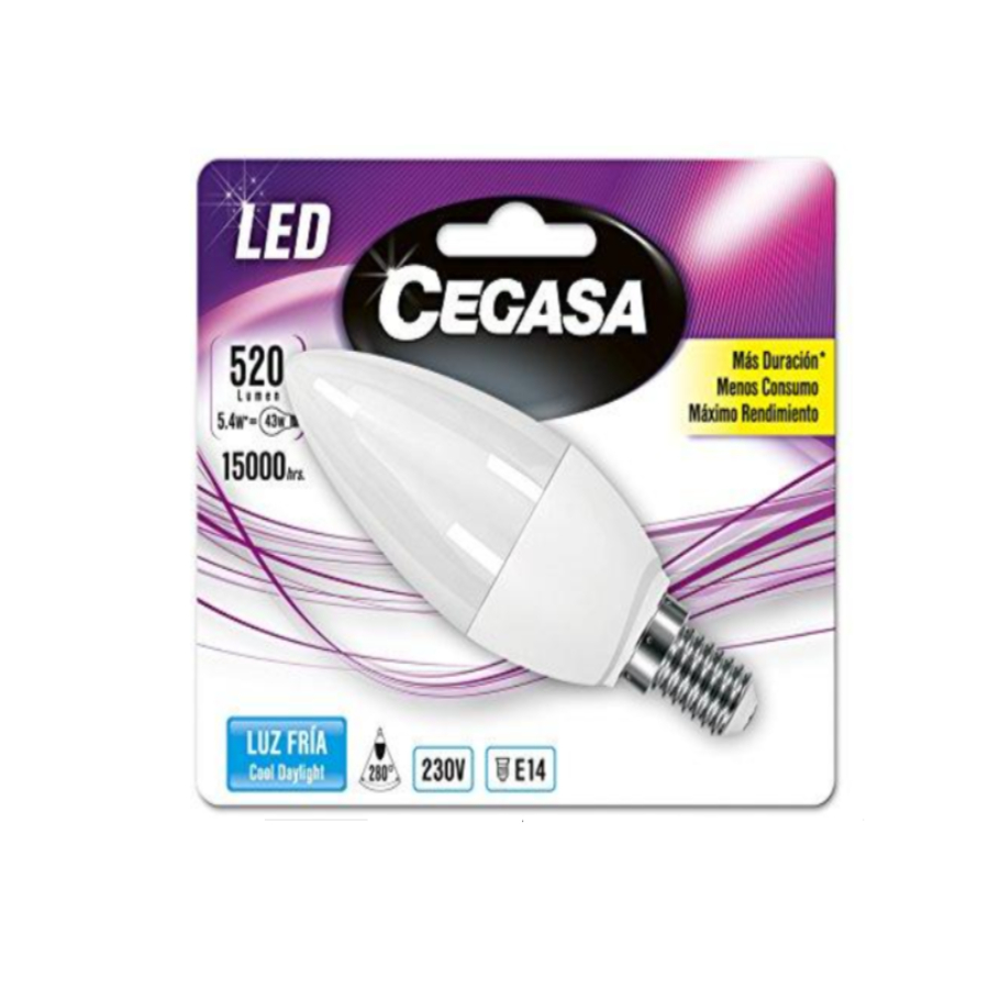 Bombilla Led Vela E14