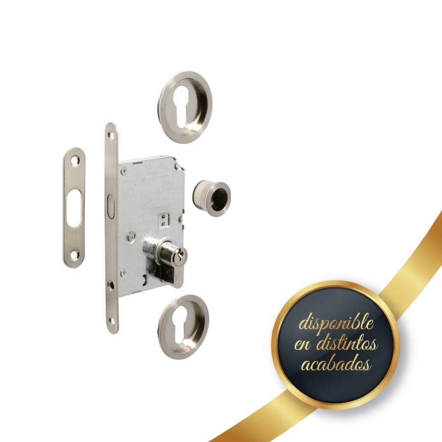 Cerradura Puerta Corredera Con Cilindro