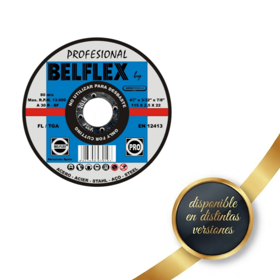 Disco Abrasivo Corte Metal