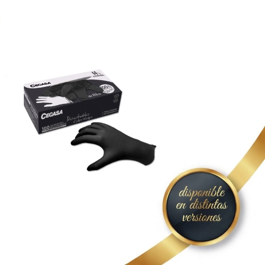 Guantes Nitrilo Negro
