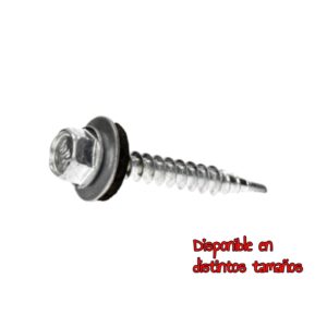 Tornillo autotaladrante con arandela portada