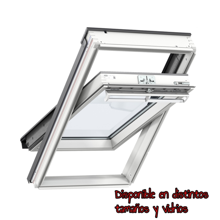 Ventana Giratoria Pintado Blanco