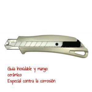 cutter cerámico con guía inoxidable