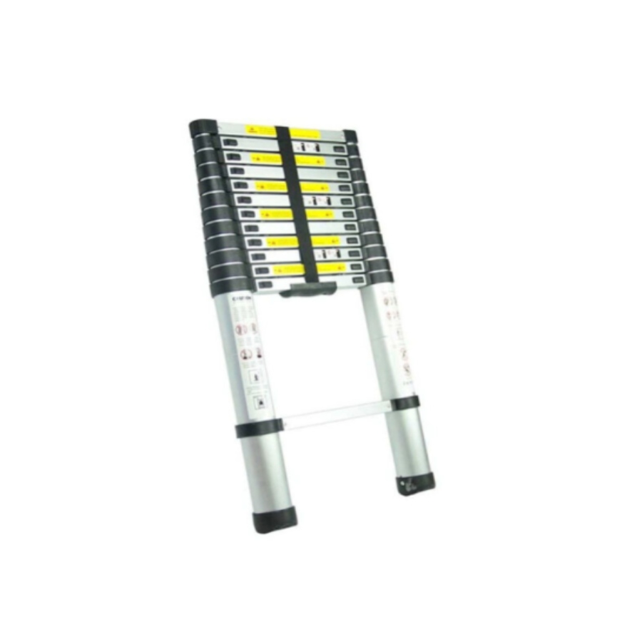 Escalera Telescópica Aluminio 3.8mts